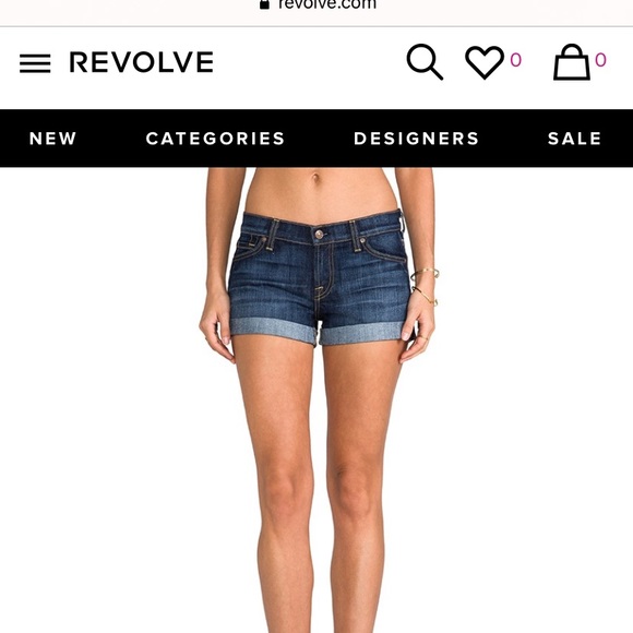 7 For All Mankind | Roll Up Jean Short - Picture 4 of 4